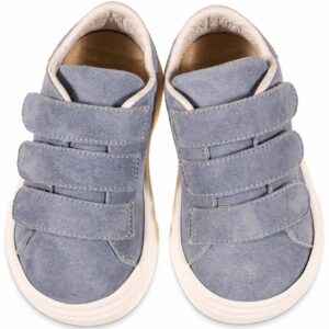 Δερμάτινα Sneakers Babywalker "Pure Classic Velcro" – Σιέλ - Image 4