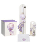 σετ βάπτισης κορίτσι αερόστατο