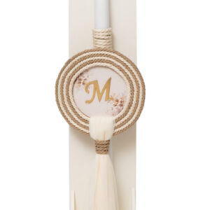 Σετ Βάπτισης Κορίτσι "Flower Monogram" – Premium Σετ Κουμπάρου με Μπουντουάρ & Καθρέφτη - Image 4