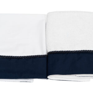 Σετ Βάπτισης Αγόρι "Monogram Navy Gold" – Premium Σετ Κουμπάρου με Σκαμπό & Plexiglass Μονόγραμμα - Image 5