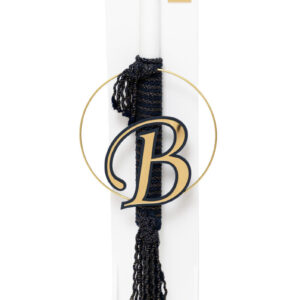 Σετ Βάπτισης Αγόρι "Monogram Navy Gold" – Premium Σετ Κουμπάρου με Σκαμπό & Plexiglass Μονόγραμμα - Image 6